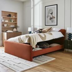 Gatsby double ottoman bed
