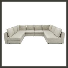 u-shaped sofa sofables off white