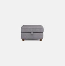 Grey footstool