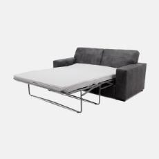 grey corner sofa bed with mattress