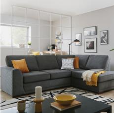 grey orka sofa in all corner sofa category