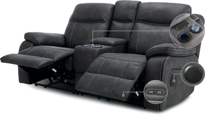 Built-in audio sofa