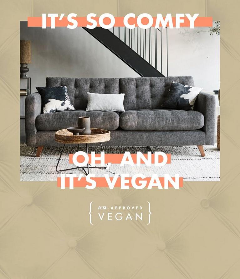 Vegan Mulberry Sofa