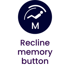 motion furniture guide recline memory button