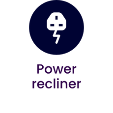 An icon for a power recliner sofa