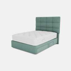 blue divan bed
