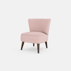 pale pink accent chair