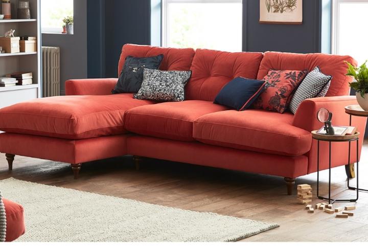 DFS Corner Sofa 4 Seater (right hand facing). Pre-owned.