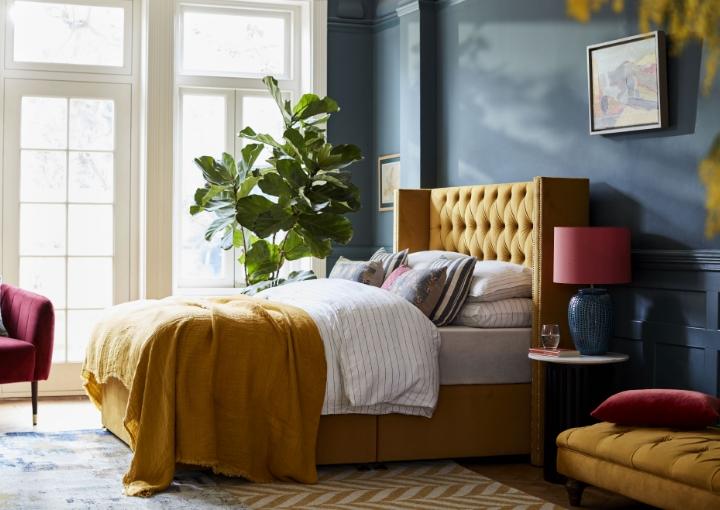 Trends Page velvet twist aldridge bed