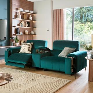 Large 2 Seat Cinema Recliner Sofa in Teal