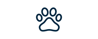An icon to show pets around recliner sofas