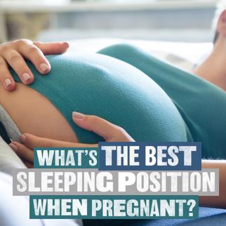 best sleeping position when pregnant