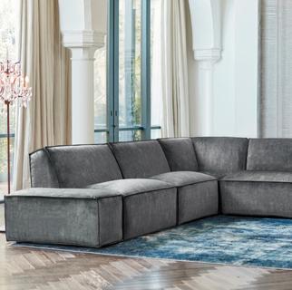 Halo Luxe Reflect Velvet Sofa