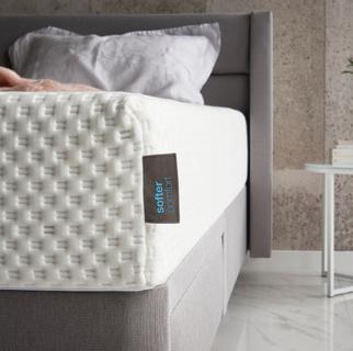 Close up of a soft Silentnight mattress