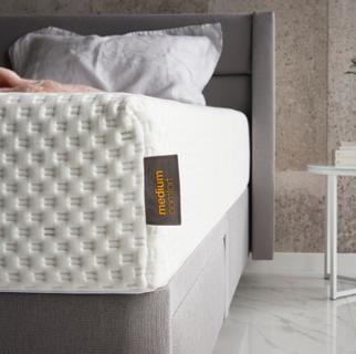 Close up of a medium Silentnight mattress
