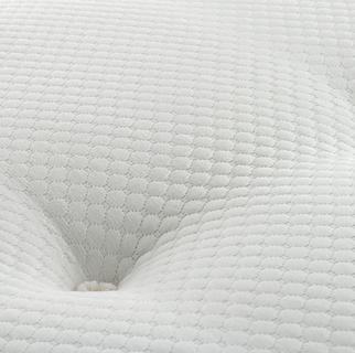 Close up shot of a Silentnight Geltex mattress
