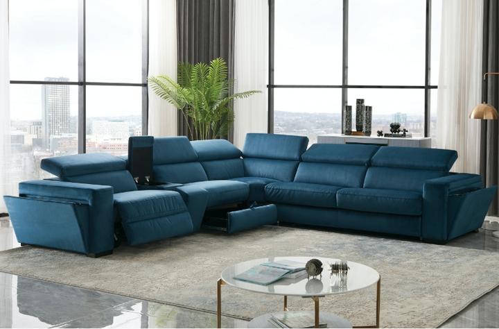 Modular Sofas, Large Leather Sectional With Chaise Longue