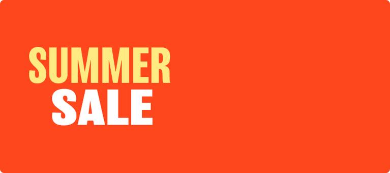 summer sale banner