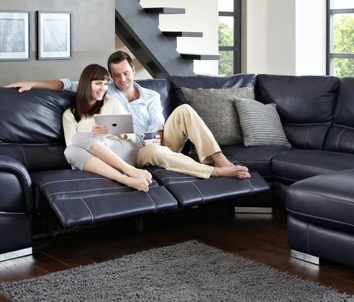 Dfs sofa sales sale leather recliner