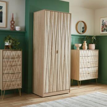Bedroom accent shop cabinet