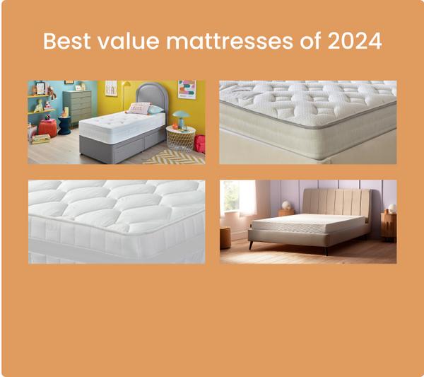 a selection of affordable beds and mattresses