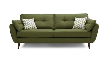 sage green living room ideas with the french connection zinc sofa in green