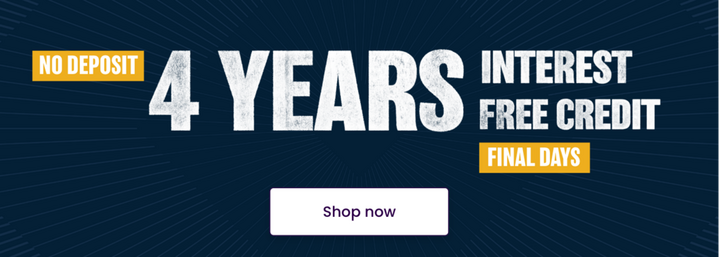 4 years interest free credit
