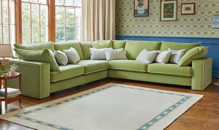 maximalist living room decor ideas with the joules gilmorton sofa