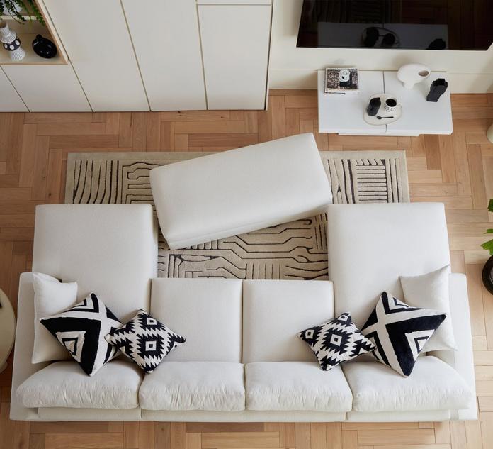 dfs guide to hosting with the calix sofa