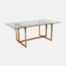 glass dining table