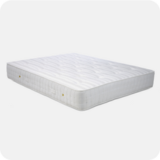 a shot of a super king mattress