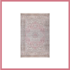 pink living room ideas with the strutt rug