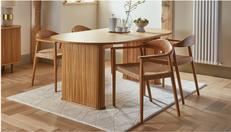 shop by room category with cade oak dining set
