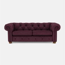 purple chesterfield sofa