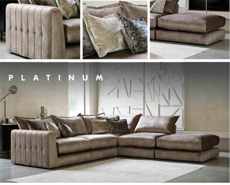 luxury corner sofas the devine by platinum