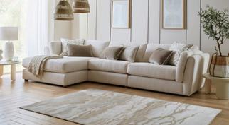 Left hand chaise sofas