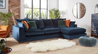 Right hand chaise sofas