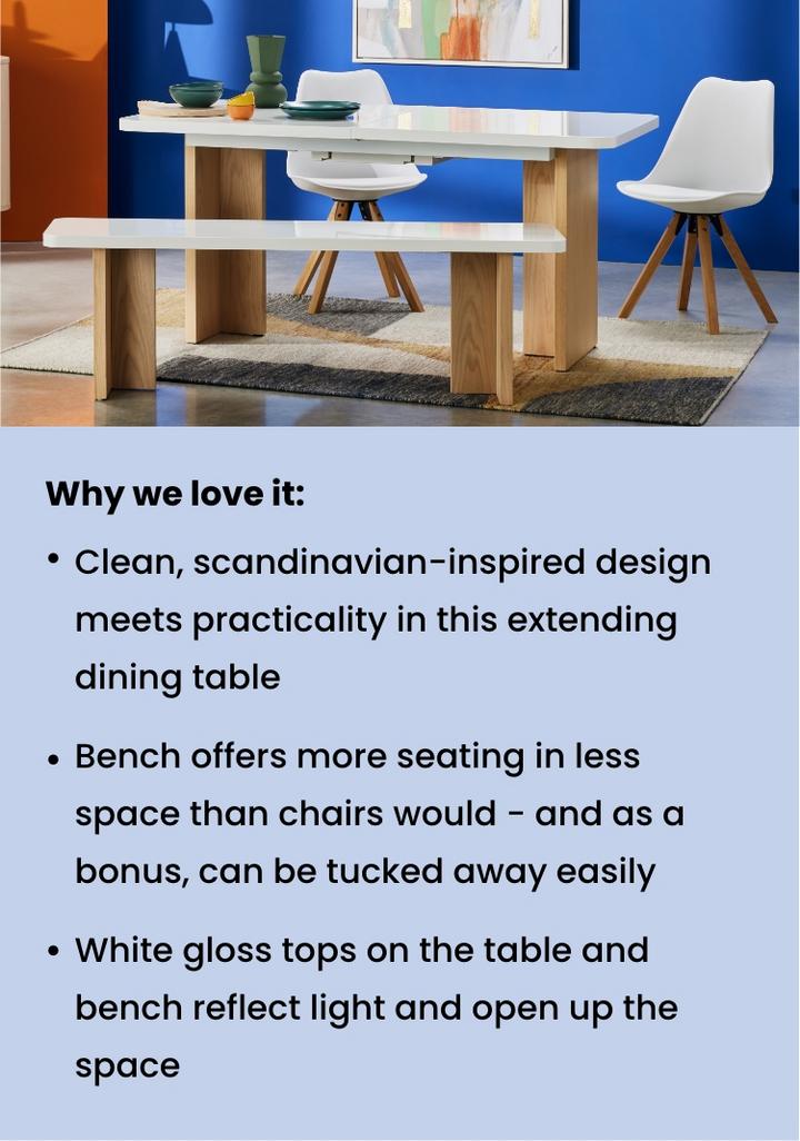 Affordable Dining tables with Lani Extending Dining Table Set