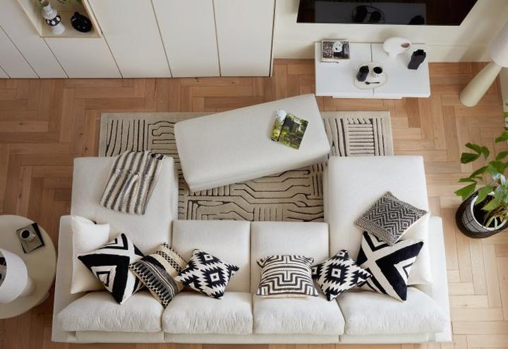 calix double end chaise sofa