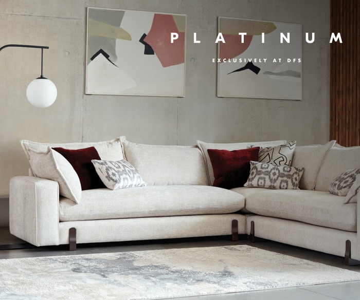 Platinum corner sofas