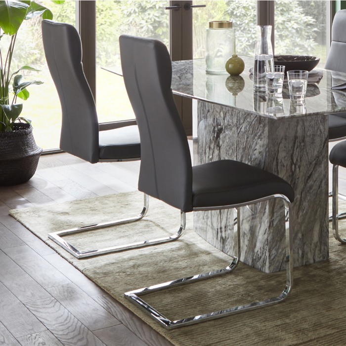 leather dining tables