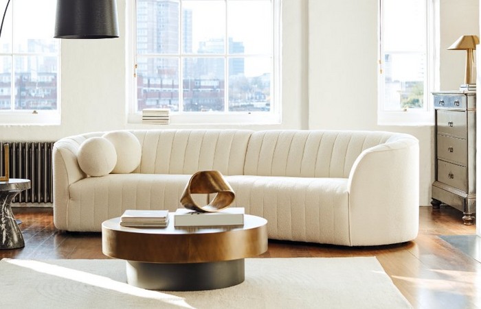 Curved sofa trends