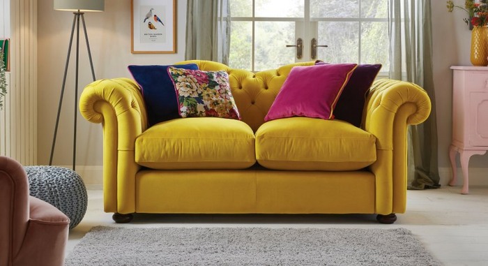 summer decor ideas with the joules windsor yellow sofa