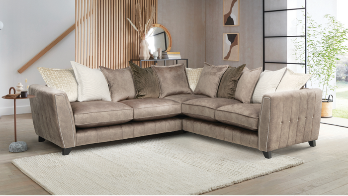 corner sofas category page with the cherished corner sofa