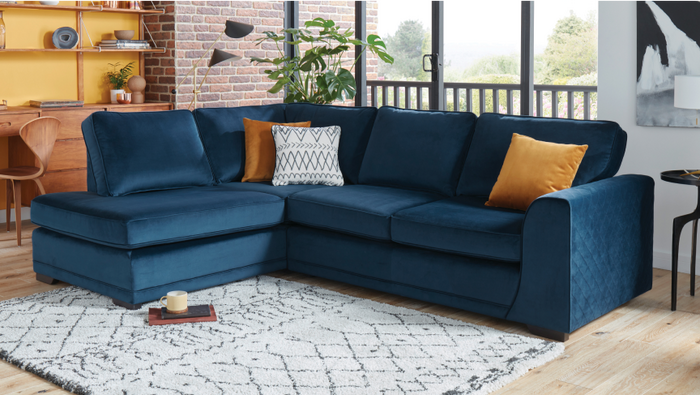 right hand facing open end corner sofa with the orka