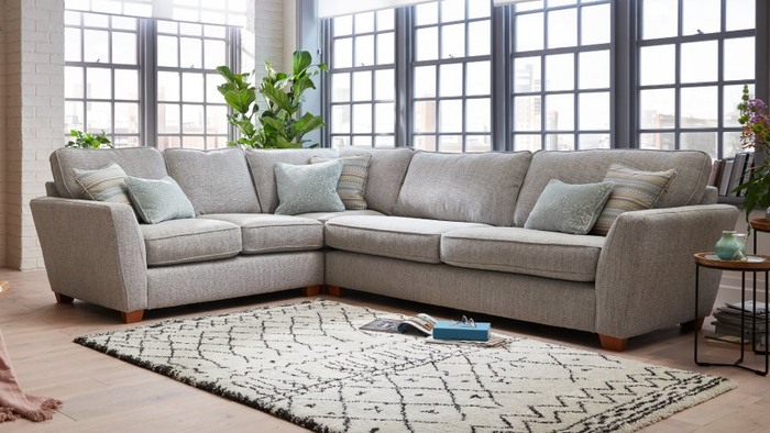right hand facing corner sofa with the sophia corner sofa