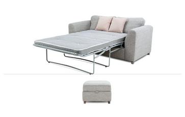 2 Seater Deluxe Sofabed & Stool