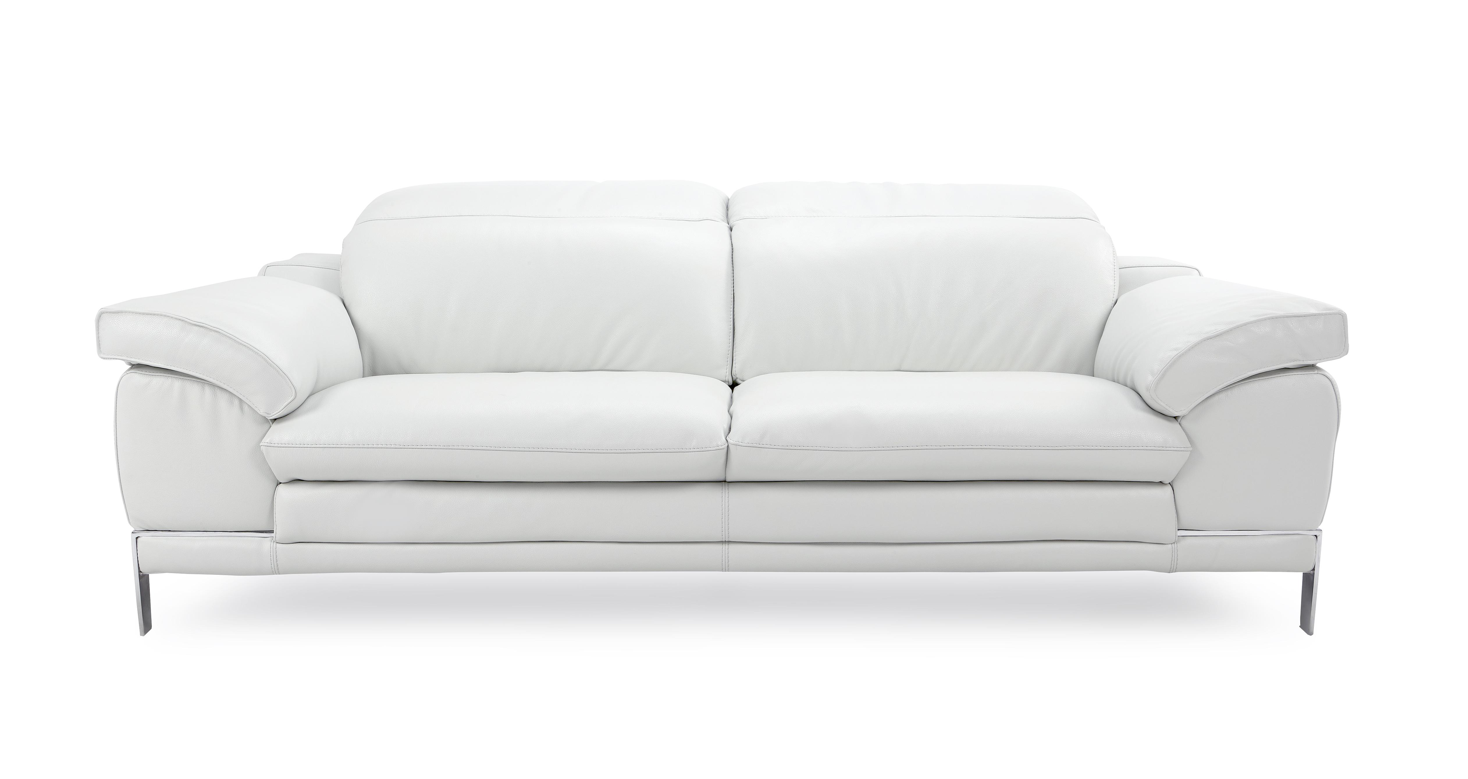 White leather sofa near outlet me