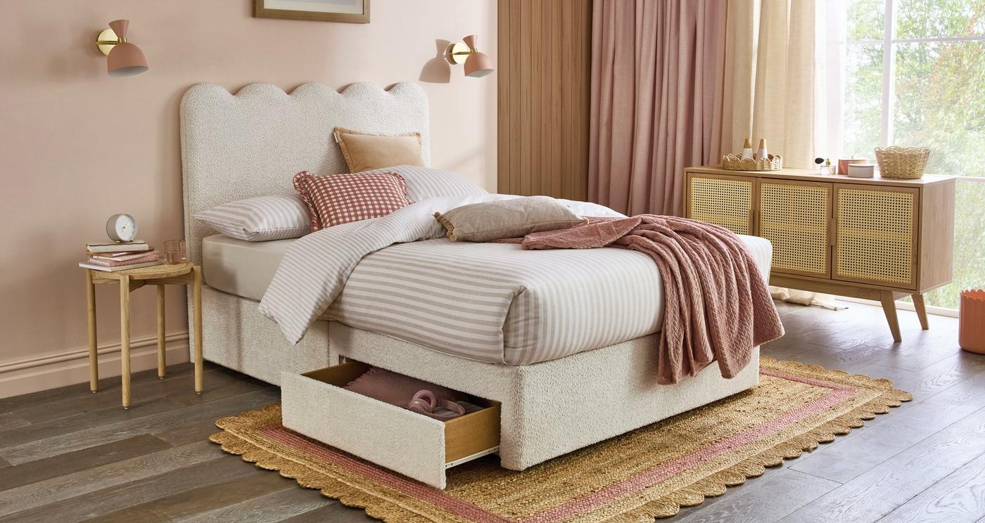 2 Drawer Small Double Bedframe and Boyd Mattress view 6
