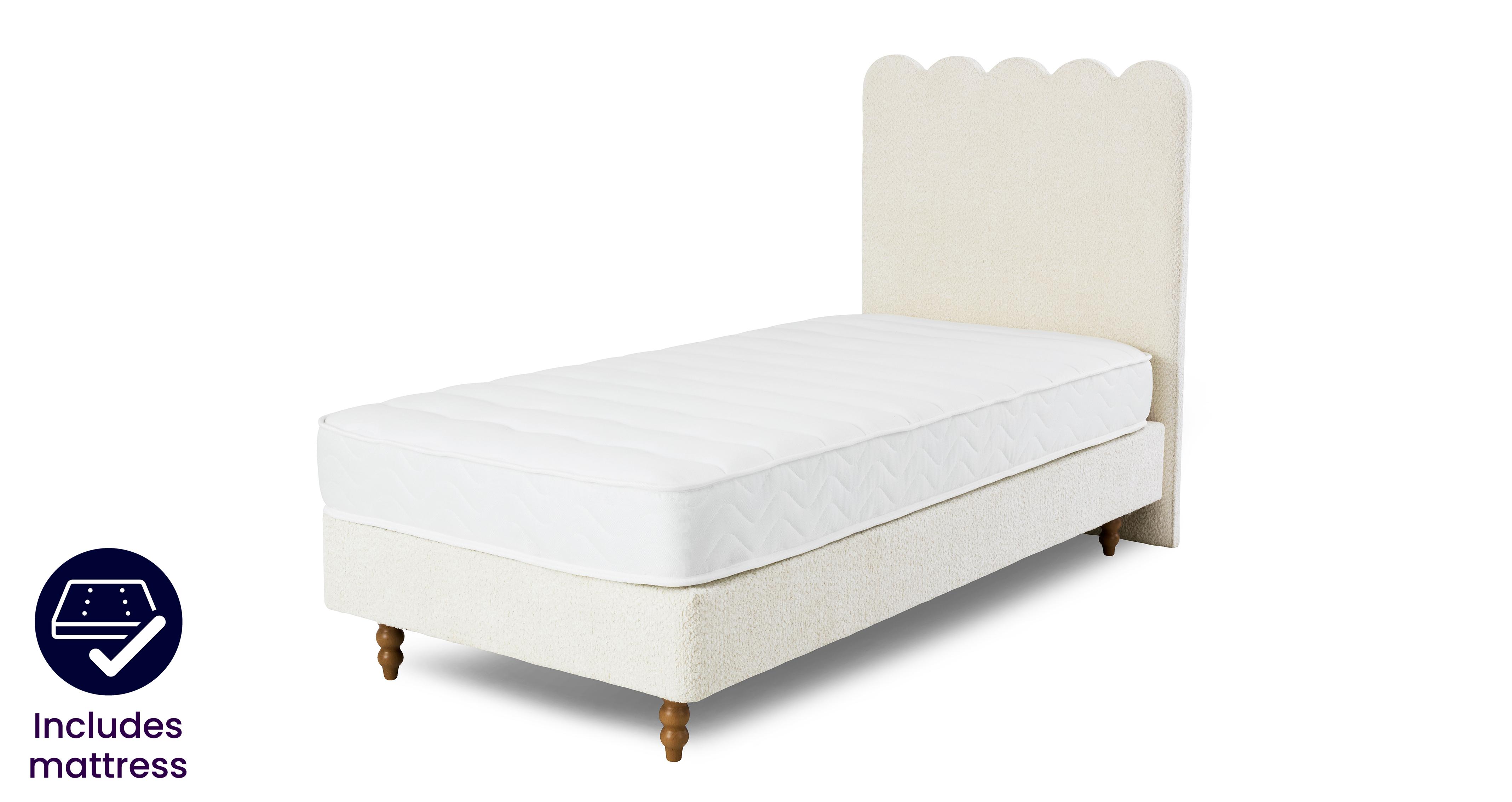 No Drawer Single Bedframe and Boyd Mattress